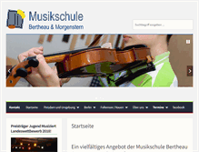 Tablet Screenshot of bertheau-morgenstern.de
